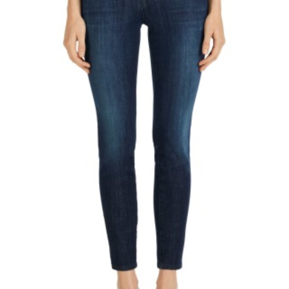 J Brand Sz 27 811 Mid-Rise Skinny Cropped Jean